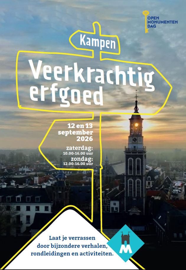 Open Monumentenweekend 12 en 13 september — museum-expo in Kampen
