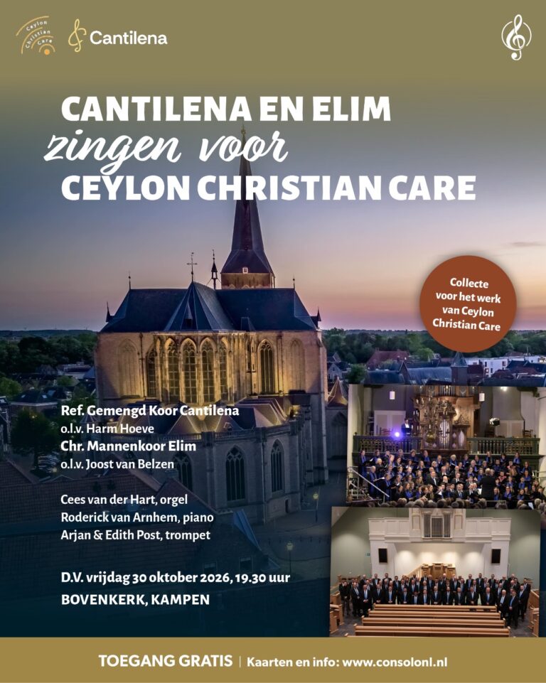 Koorconcert Ref. Gemengd Koor Cantilena en Mannenkoor Elim — muziek in Kampen