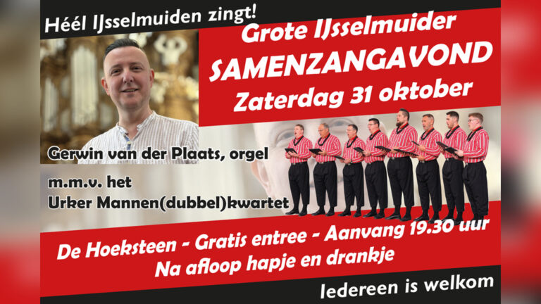 Samenzangavond met Urker Tintje — muziek in Kampen